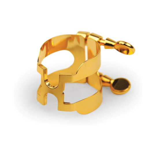 Rico H Ligature for Tenor Saxophone w/ Cap - Gold