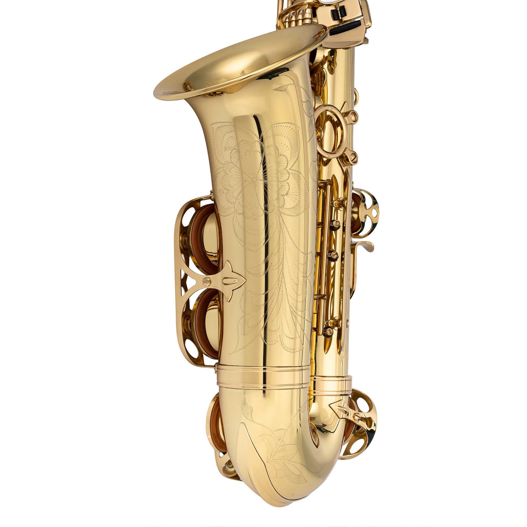 Jean Paul AS-860 Professional Alto Saxophone - bell engraving detail