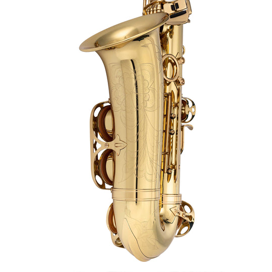 Jean Paul AS-860 Professional Alto Saxophone - bell engraving detail