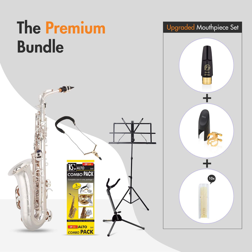 AS-860 Professional Alto Saxophone - Premium Bundle