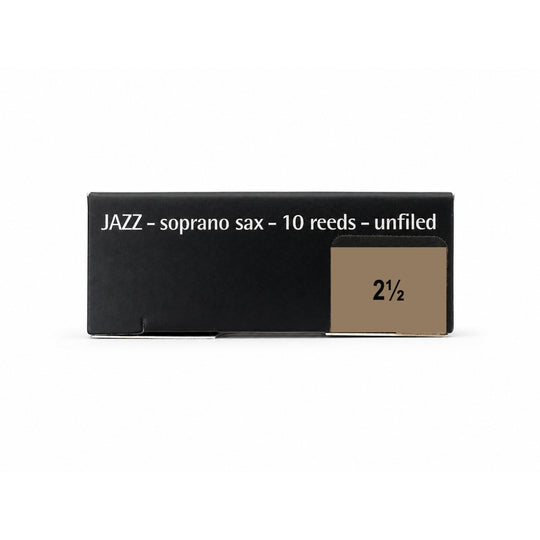 Rigotti Wild Soprano Saxophone Reeds, size 2.5, bottom view #strength_2-5