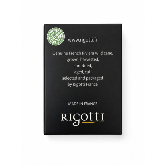 Rigotti Wild Tenor Saxophone Reeds, size 2.5, back view #strength_2-5