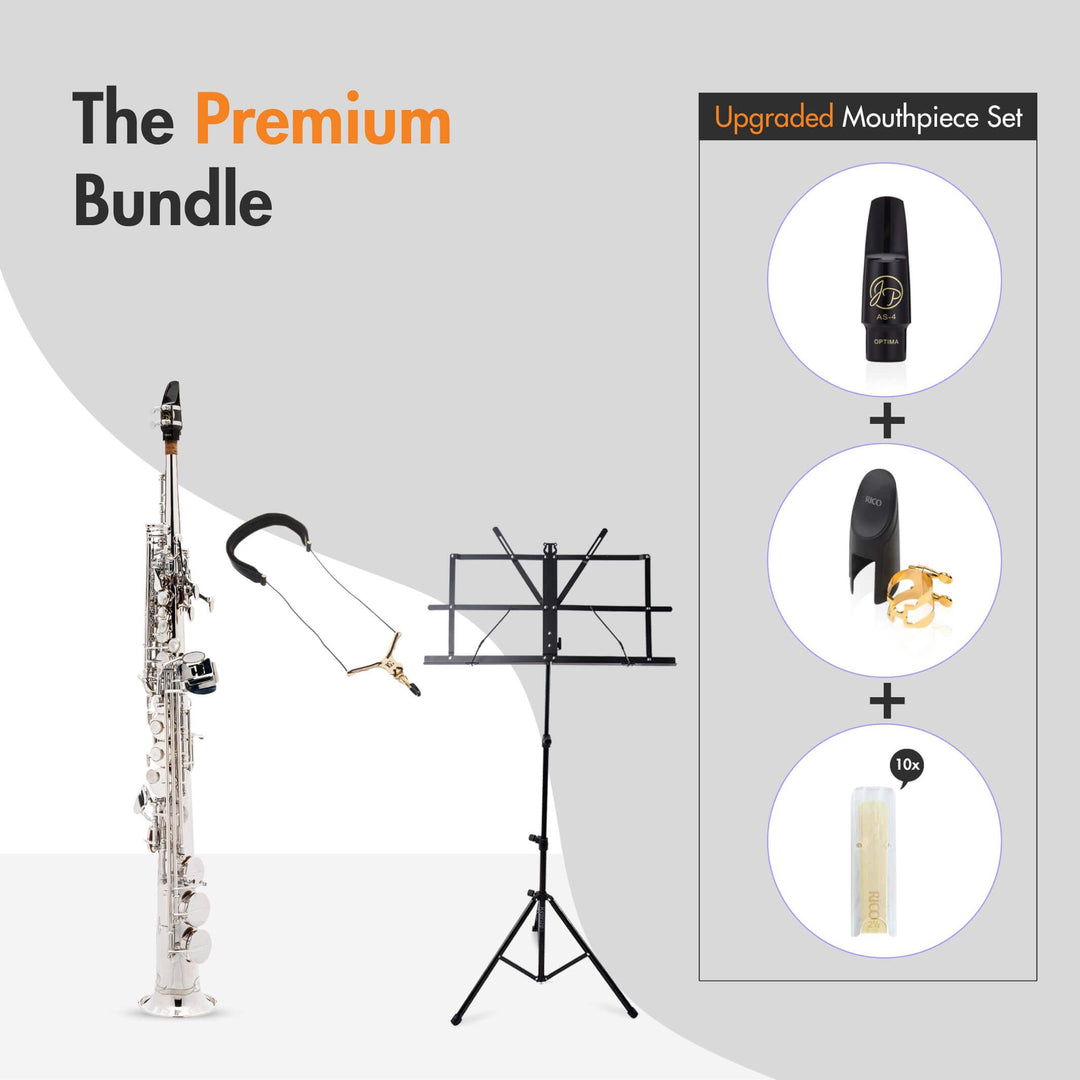 SS-860 Professional Soprano Saxophone - Premium Bundle