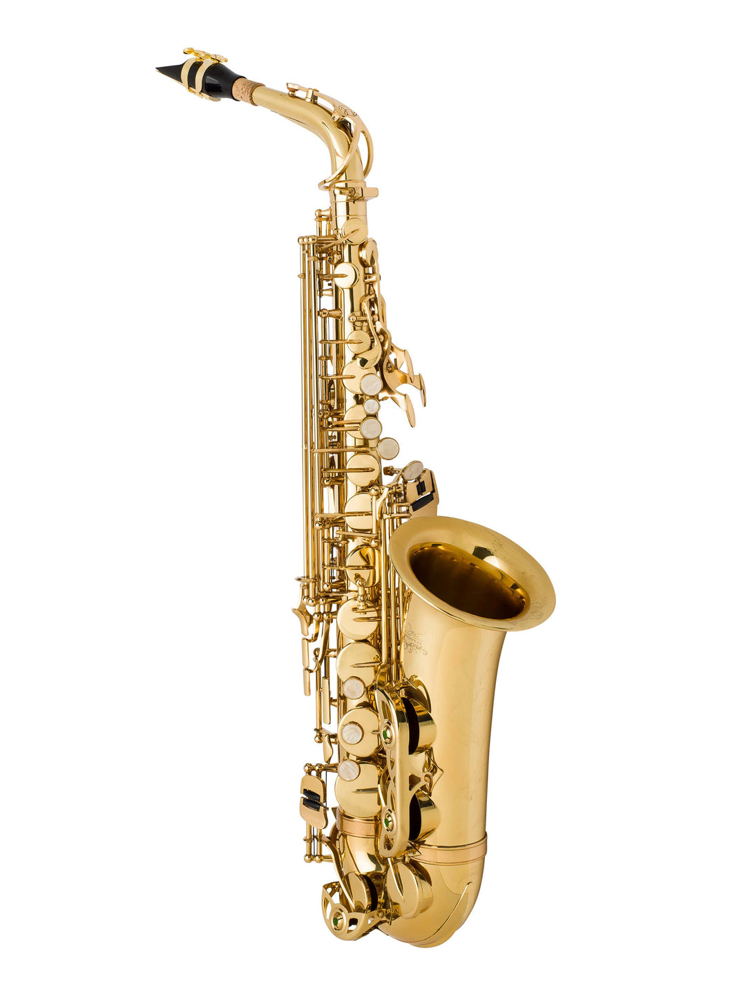 Student Alto Saxophone with Brass Finish