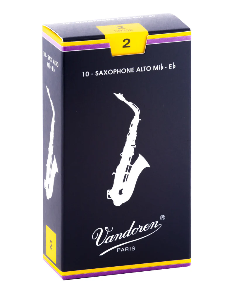 Vandoren Traditional Alto Saxophone Reeds (10-pack)