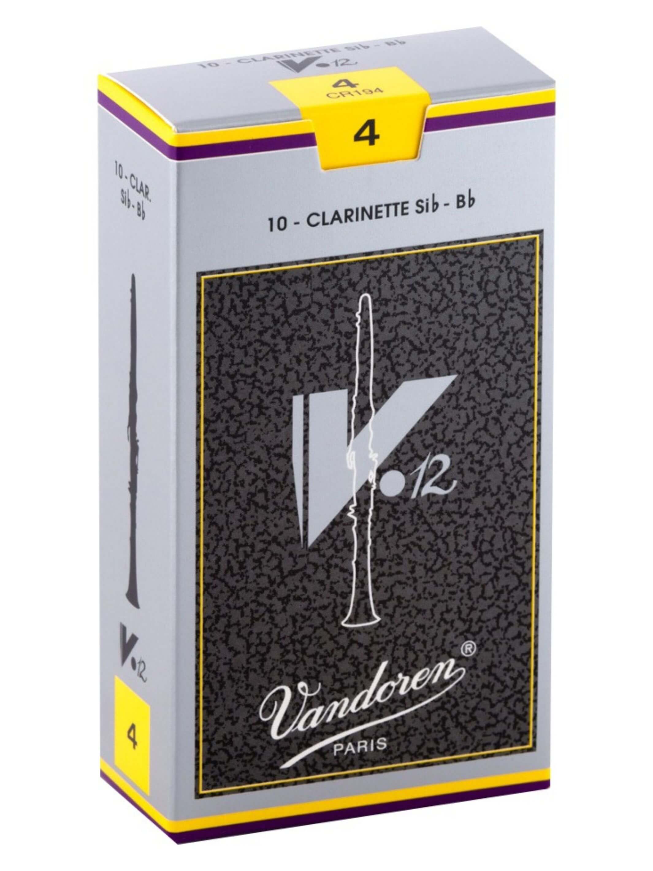 Vandoren V•12 Clarinet Reeds (Box of 10) – Jean Paul
