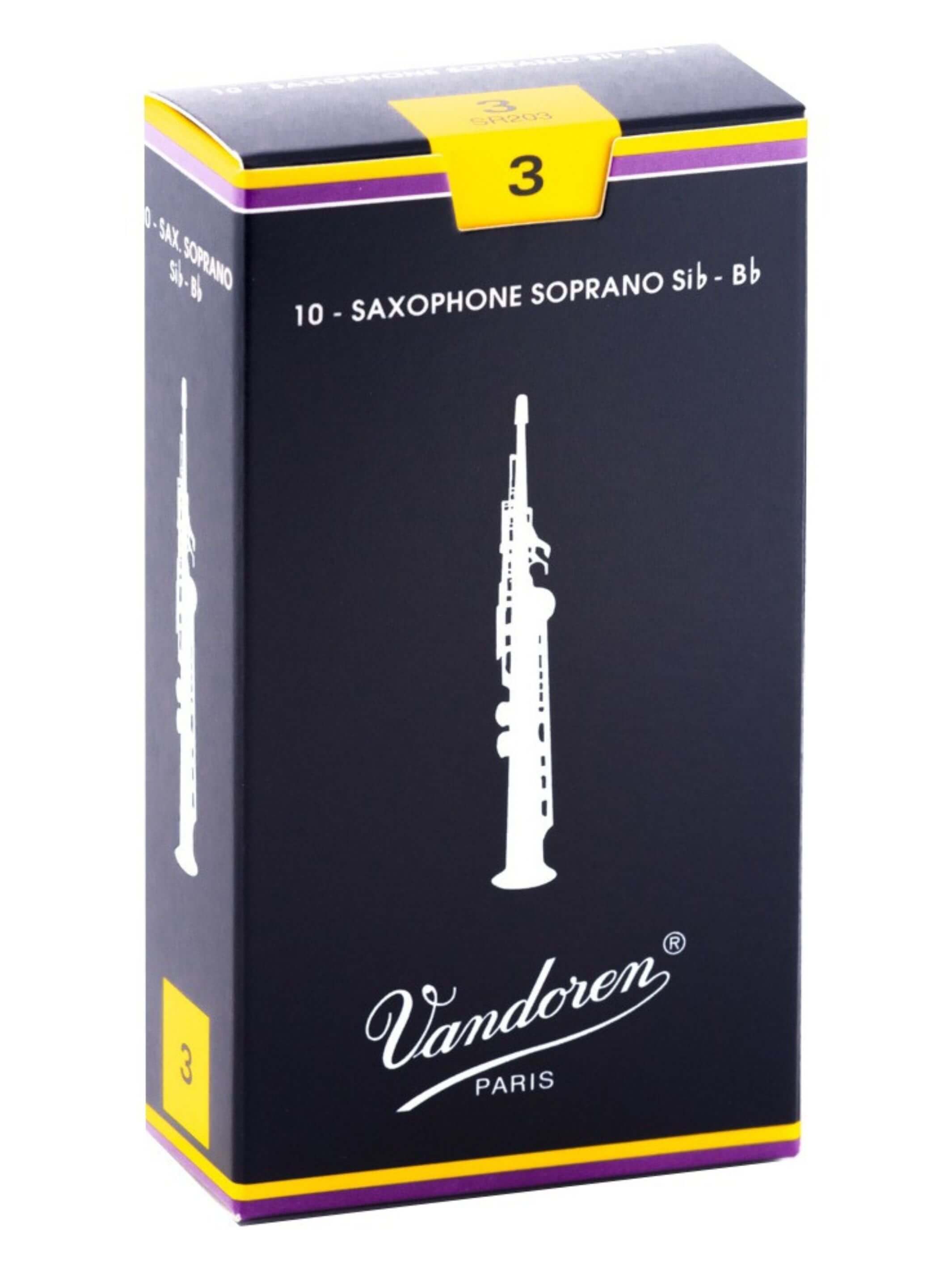 Vandoren Traditional Soprano Sax Reeds (Box of 10) – Jean Paul