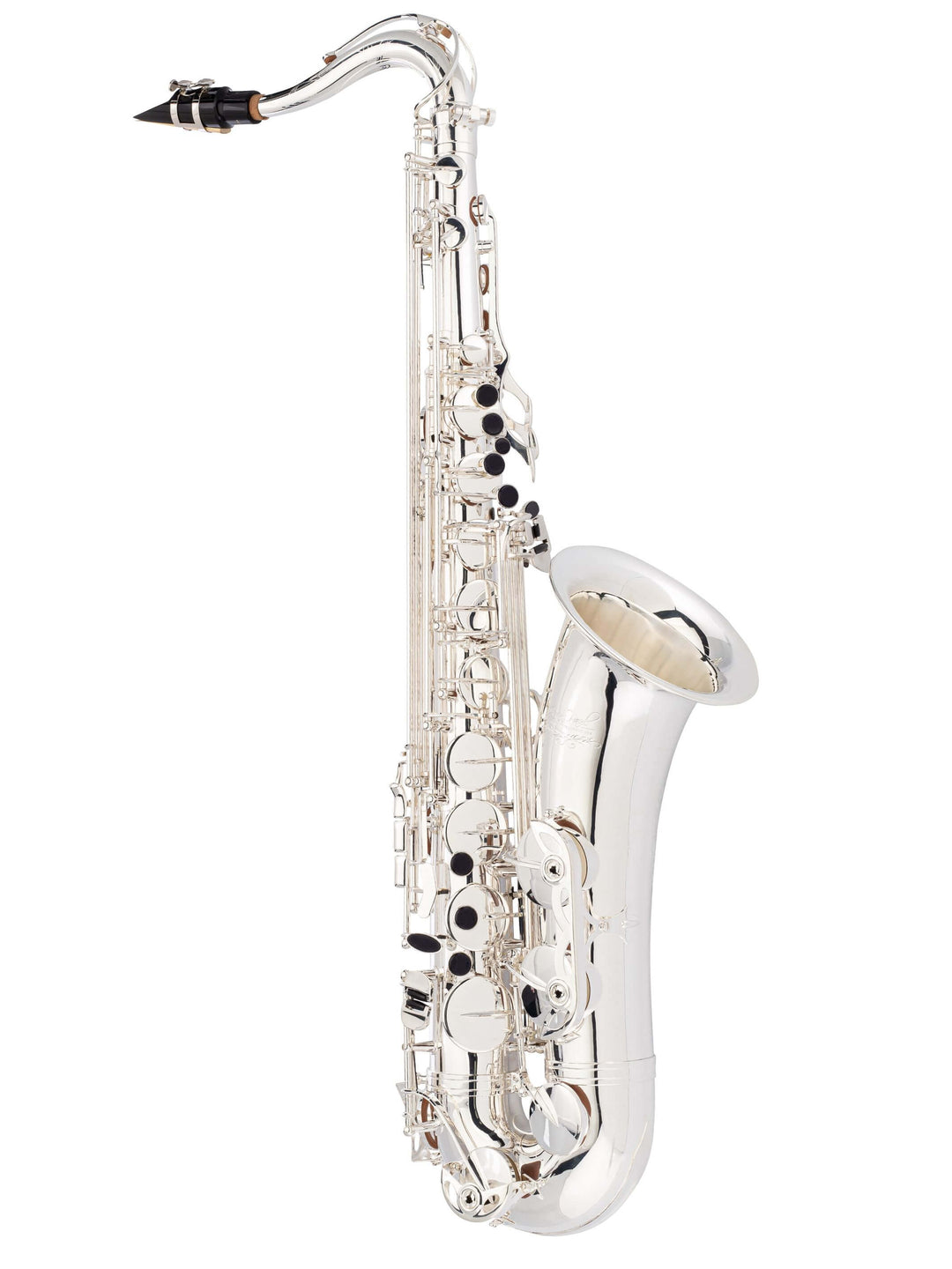 TS-860S Tenor Saxophone Silver-Plated Side View 1#finish_silver