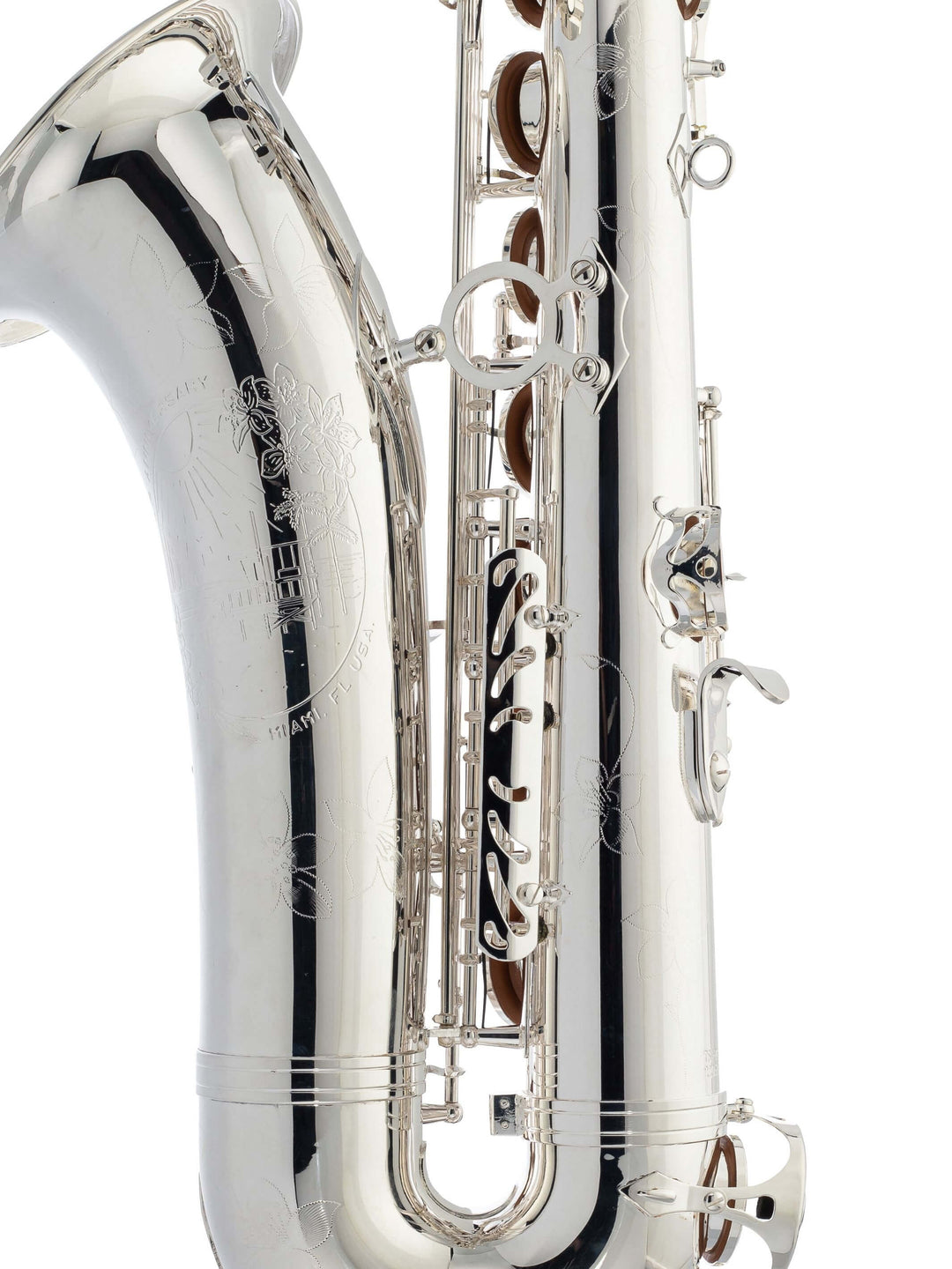Selmer TS44 Professional Tenor Saxophone Silver Plated 