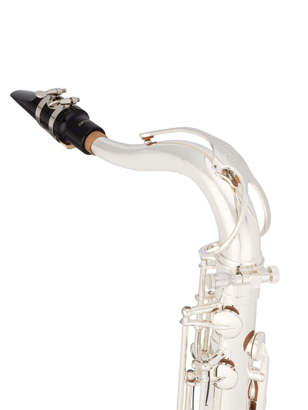 TS-860S Tenor Saxophone Silver-Plated Neck with Mouthpiece#finish_silver